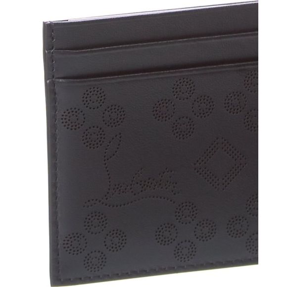 Christian Louboutin Kios Leather Card Holder, Black - Picture 3 of 3